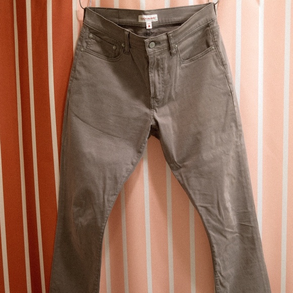 Lucky Brand 410 Athletic Straight Gray/Brown/Taupe Stretch Jeans 30x32 - Picture 1 of 5